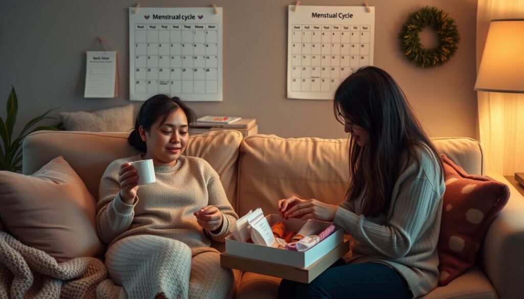 Comunicación y preparación en pareja durante la menstruación