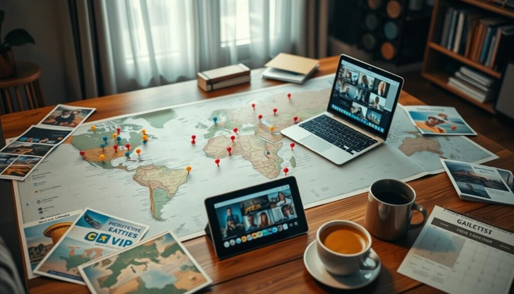 Planificación de visitas en relaciones a distancia